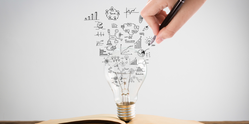 A double exposure illustration depicting the process of journaling your thoughts as a pathway to becoming an essayist.